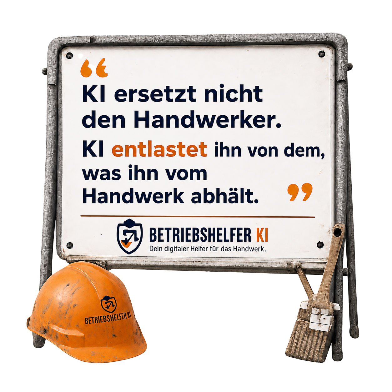 KI ersetzt nicht den Handwerker. KI entlastet ihn von dem, was ihn vom Handwerk abhält.